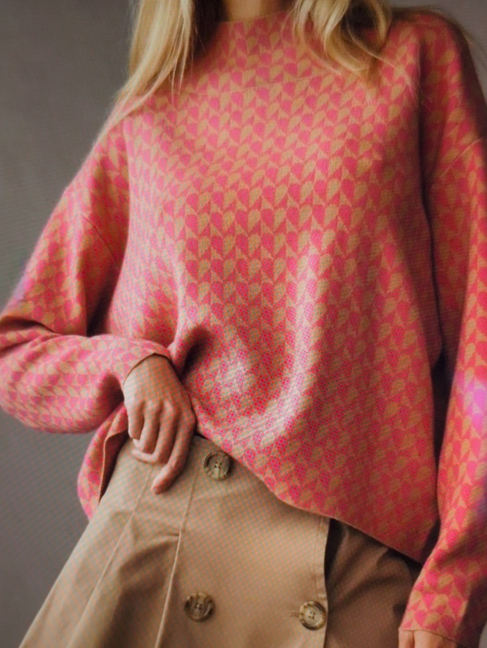 Maeve NWT Anthropologie "Carys" Heart Mock Neck Sweater